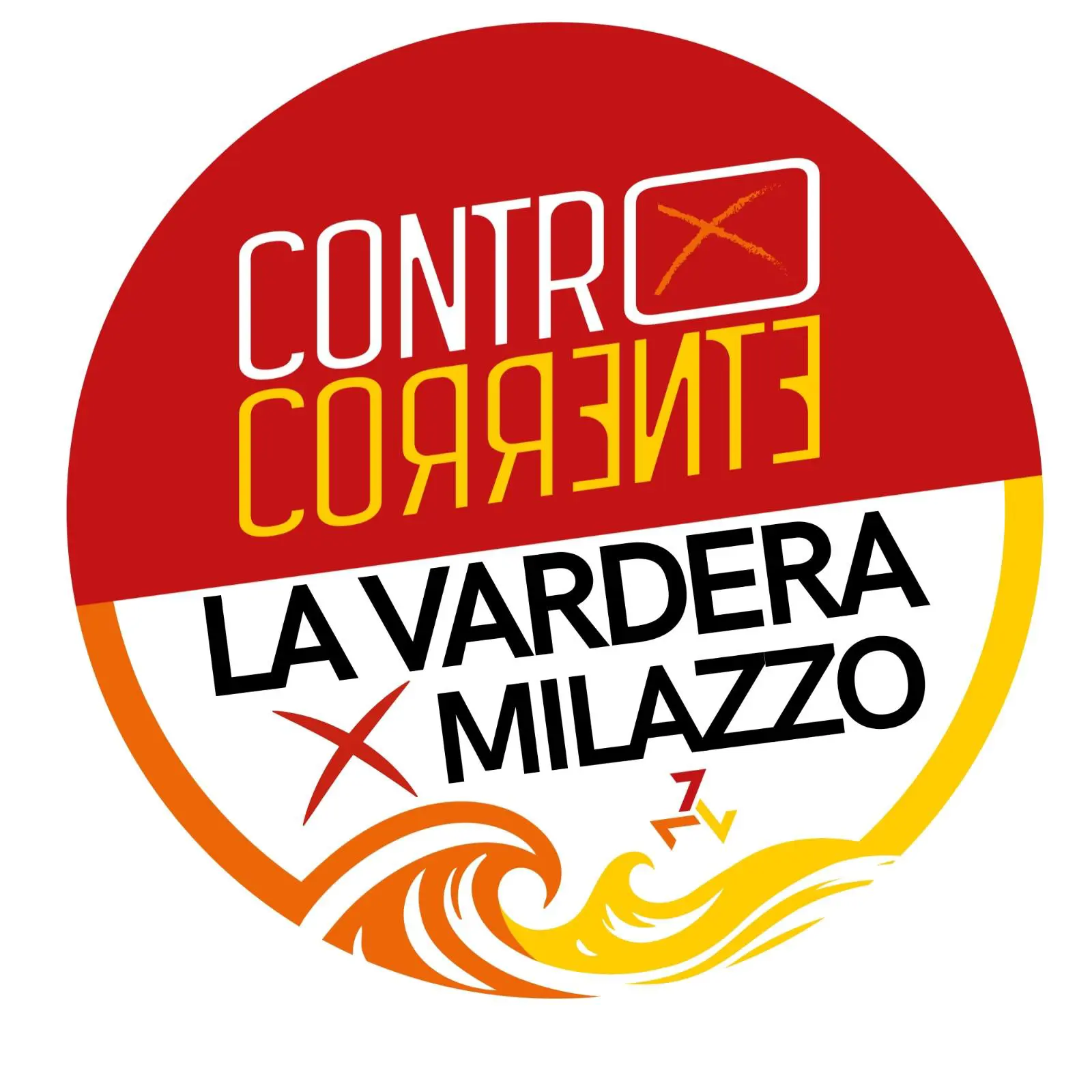 Logo Controcorrente La Vardera per Milazzo